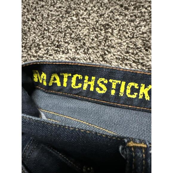 J. Crew Stretch Matchstick Jeans Women's 27 Blue 5-Pocket Dark Wash 30x31.5 - Picture 3 of 7